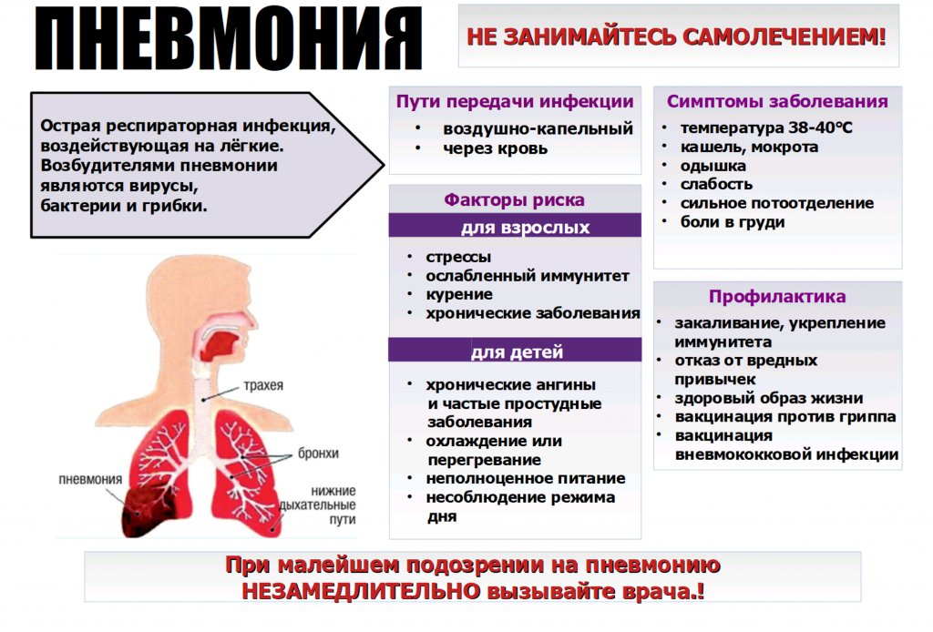 способы диагностики и профилактики пневмонии