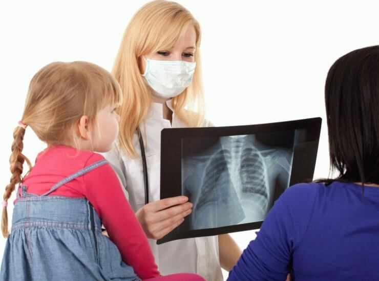 Для выявления туберкулеза легких у детей проводят флюорографию 