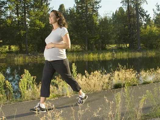 Пешие прогулки при беременности
